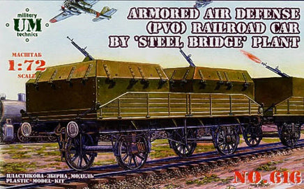 1/72 Uni Model Armored Anti-Aircraft Mount Built by 'Steel bridge' Factory 616