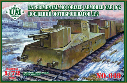 1/72 Uni Model Experimental Motorized Armored Car D-2 649