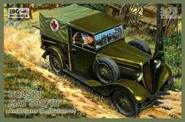 1/72 IBG Model Polski Fiat 508/III Ambulance 72010