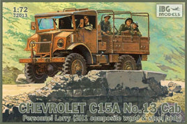 1/72 IBG Model Chevrolet C.15A No.13 Cab Personnel Lorry 72013