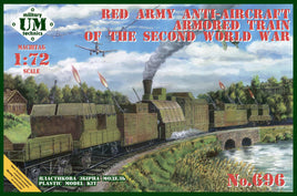 1/72 Uni Model Red Army Anti-aircraft Armored Train of the Second World War 696
