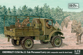 1/72 IBG Model Chevrolet C.15A No.11 Cab Personnel Lorry ( 2H1 composite wood & steel body) 72017