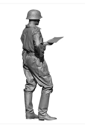 1/48 H3 Models WWII German Tank Crew(Italian Pattern) 3D Printed Figure 48018