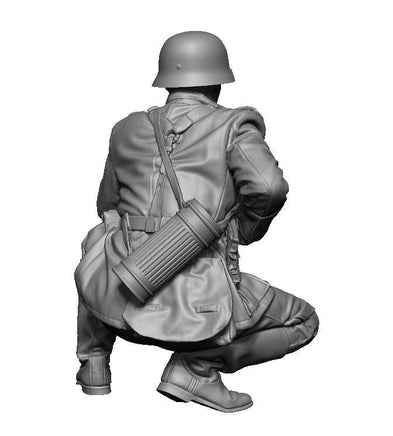 1/48 H3 Models WWII German NCO 3D Printed Figure 48054