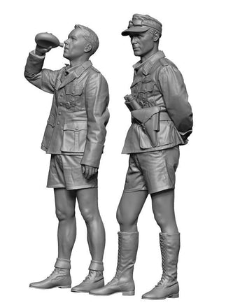 1/48 H3 Models WWII German Dak Officer Set 3D Printed Figure 48058
