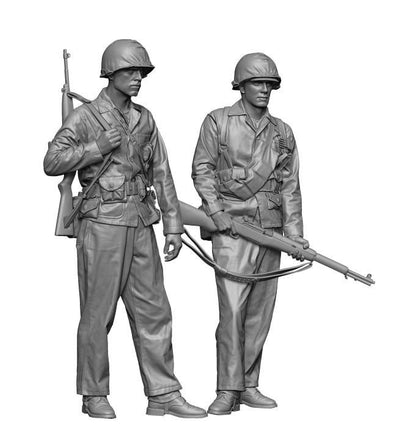1/48 H3 Models WWII USMC Set 3D Printed Figure 48060
