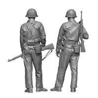 1/48 H3 Models WWII USMC Set 3D Printed Figure 48060