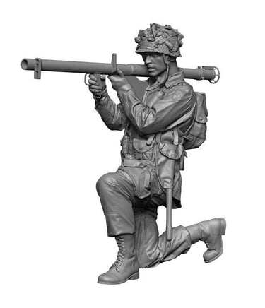 1/48 H3 Models WWII US Para Bazooka Gunner 3D Printed Figure 48077