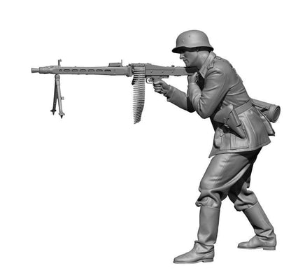 1/48 H3 Models WWII German Gunner 3D Printed Figure 48085