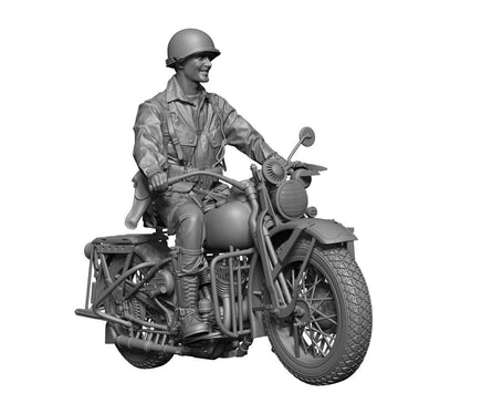 1/48 H3 Models WWII US para Ironhorse Rider Include Bike 48107