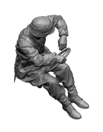 1/48 H3 Models WWII Waffen SS Kubelwagen Driver 3D Printed Figure 48120