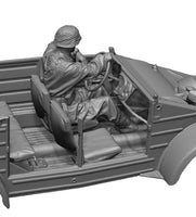 1/48 H3 Models WWII Waffen SS Kubelwagen Driver 3D Printed Figure 48120