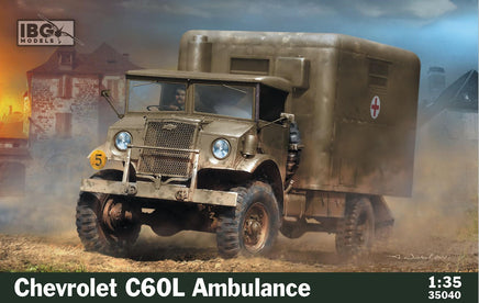 1/35 IBG Model Chevrolet C60L Ambulance Plastic Model Kit 35040