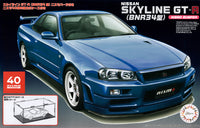 1/24 Fujimi Skyline GT-R (BNR34) w/NISMO Parts & NISMO 40th Anniversary Assembled Case 048031