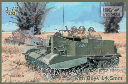1/72 IBG Model Universal Carrier I Mk.I with Boys at Rifle Plastic Model Kit 72026