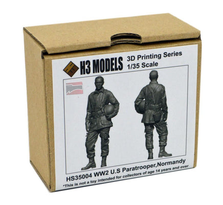 1/35 H3 Models WWII US Paratrooper Normandy Resin Model Kit 35004