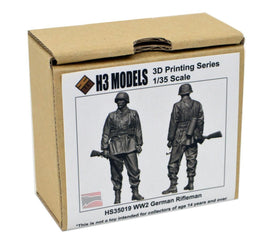 1/35 H3 Models WWII German Rifleman Resin Model Kit 35019
