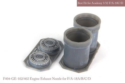 1/32 KA Models [SE] F/A-18A/B/C/D Exhaust Nozzle & After Burner Set (Closed) for Academy MA32021