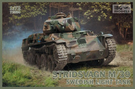 1/72 IBG Model Stridsvagn M/39 Swedish Light Tank 72034