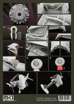 1/32 KA Models F4U-1 Corsair Detail-Up Parts for Tamiya MA32010