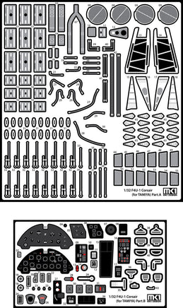1/32 KA Models F4U-1 Corsair Detail-Up Parts for Tamiya MA32010
