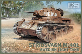 1/72 IBG Model Stridsvagn M/40 L Swedish Light Tank 72036