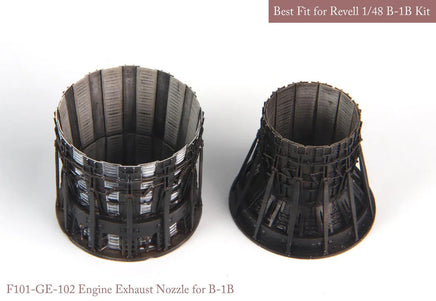 1/48 KA Models B-1B GE Exhaust Nozzle Set (Opened) for Revell MA48106