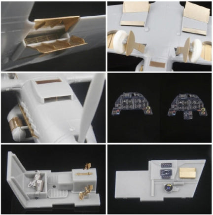 1/48 KA Models BF-109F Detail-Up Parts for Hasegawa MA48009