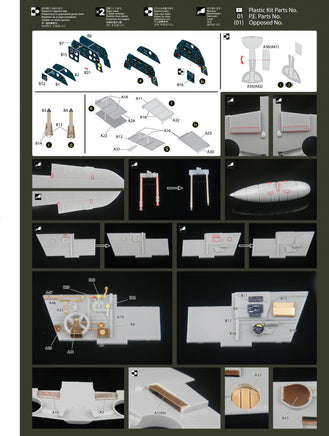 1/48 KA Models BF-109F Detail-Up Parts for Hasegawa MA48009