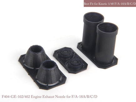 1/48 KA Models F/A-18 A/B/C/D GE Exhaust Nozzle & After Burner Set (Closed) for Kinetic MA48081