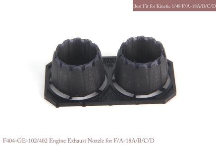 1/48 KA Models F/A-18 A/B/C/D GE Exhaust Nozzle & After Burner Set (Opened) for Kinetic MA48080