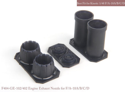 1/48 KA Models F/A-18 A/B/C/D GE Exhaust Nozzle & After Burner Set (Opened) for Kinetic MA48080