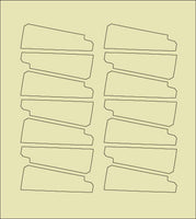 1/48 KA Models F/A-18E/F Nozzle Set (Opened) for Hasegawa MA48070