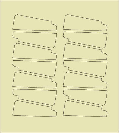 1/48 KA Models F/A-18E/F Nozzle Set (Opened) for Hasegawa MA48070