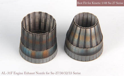 1/48 KA Models SU-27/30/33 Exhaust Nozzle Set (Opened) for Kinetic MA48094