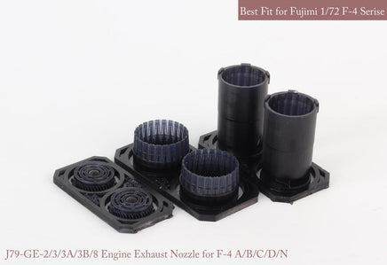 1/72 KA Models F-4 A/B/C/D/N GE Exhaust Nozzle & After Burner Set (Opened) MA72014