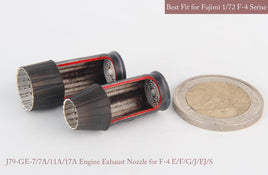 1/72 KA Models F-4 E/F/G/J/EJ/S GE Exhaust Nozzle & After Burner Set (Closed) MA72019