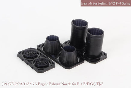 1/72 KA Models F-4 E/F/G/J/EJ/S GE Exhaust Nozzle & After Burner Set (Closed) MA72019