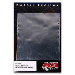 KA Models Metal Sticker - Hair Mark Aluminum KM00004