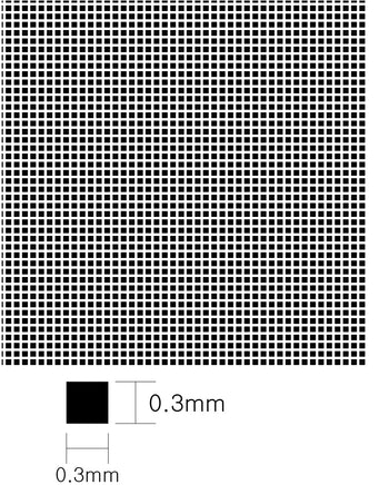 KA Models Square Pattern Mesh  B 0.3mm X 0.3mm KA00002