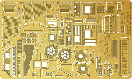 1/32 Paragrafix Battlestar Galactica Raptor Photo Etch & Plastic Film 207
