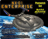 1/350 Paragrafix Star Trek USS Enterprise NX01 Photo-Etch Set for PLL 176
