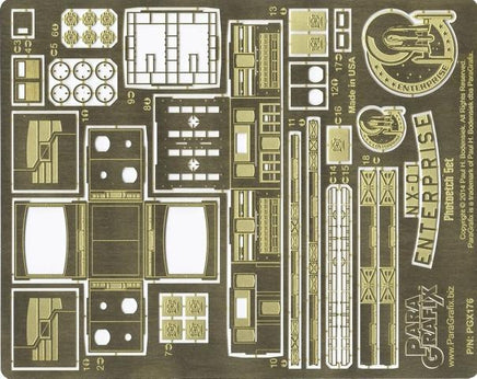 1/350 Paragrafix Star Trek USS Enterprise NX01 Photo-Etch Set for PLL 176