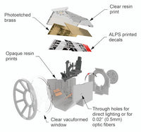 Paragrafix Gun Ports for MPC Millennium Falcon Kit 253