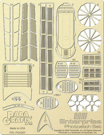 Paragrafix SNW Enterprise Photoetch Set 257