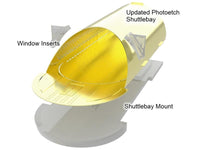 Paragrafix SNW Enterprise Shuttlecraft Hangar 3D Printed Base 258