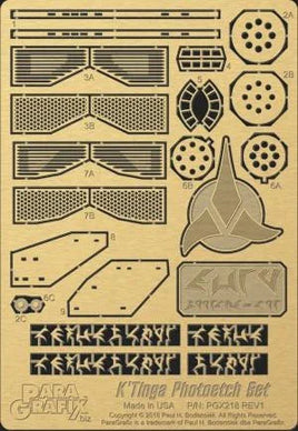 1/350 Paragrafix K'Tinga Photo-Etch Set for Polar Lights 218