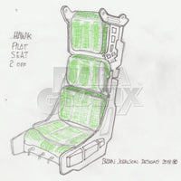 1/72 Paragrafix Brian Johnson's Concept Hawk Cockpit Photo-Etch Set for MPC 214