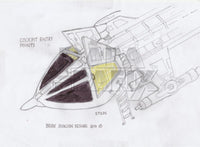 1/72 Paragrafix Brian Johnson's Concept Hawk Cockpit Photo-Etch Set for MPC 214