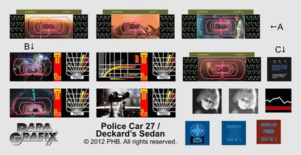 Paragrafix Blade Runner Spinner Deckard's Sedan / Police Car No. 27 167